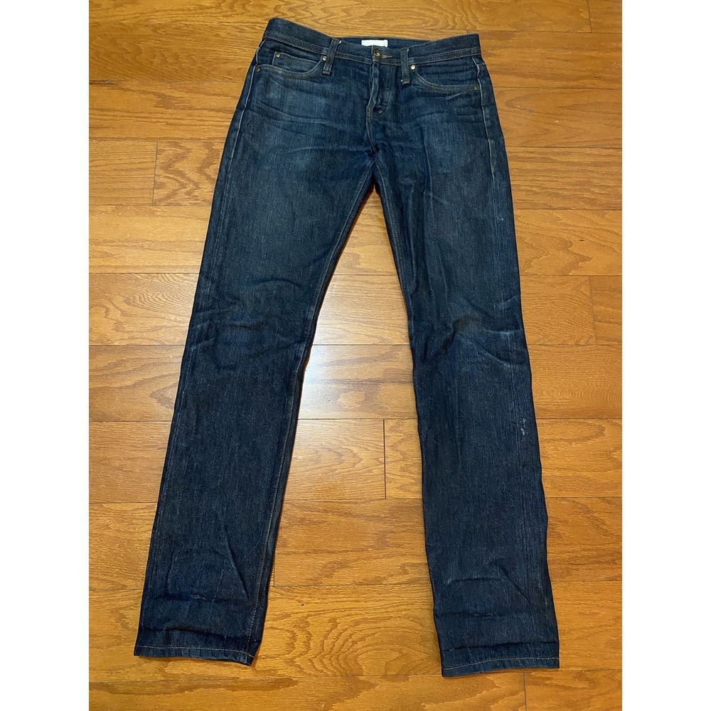 Unbranded UB101 Skinny 14.5 oz Selvedge Jean⁠ Men Sz 32 x 34.5 Blue Button Fly